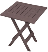 Gracious Living 14168-6PDQ Side Table, 15-3/10 in W, 17 in D, 25 in H, Resin Frame, Resin Table, Earth Table